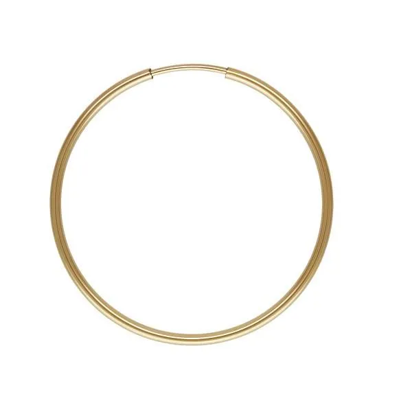 🔗 Endless Hoop Earrings (1.00mm Thickness) | Pair 💍💍