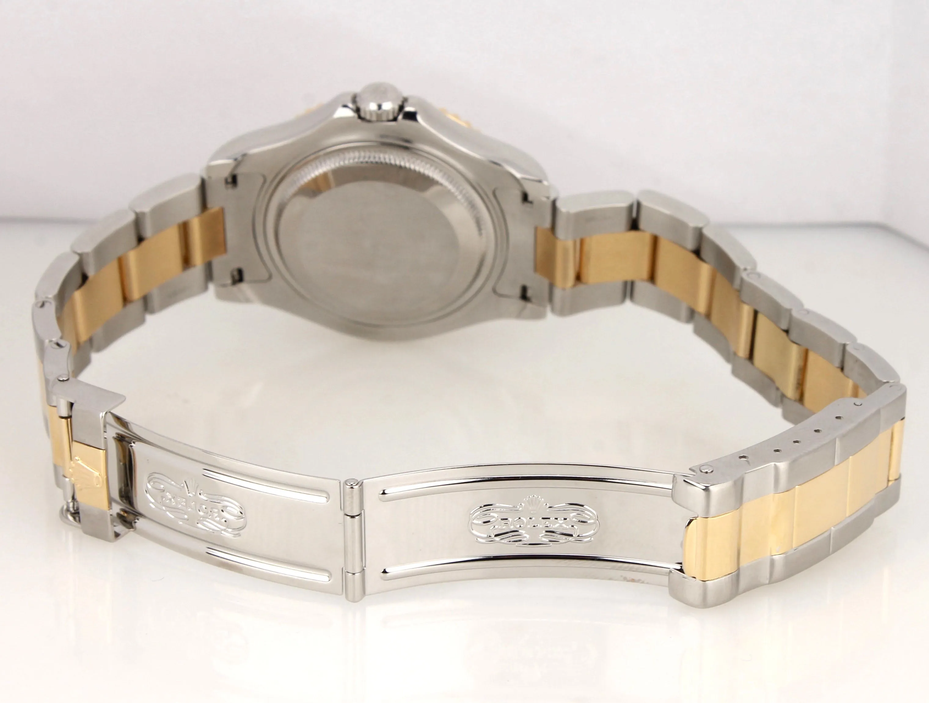 1999 Ladies Rolex Yacht-Master 68623 A 35mm 18K Two Tone Gold Steel Swiss Watch
