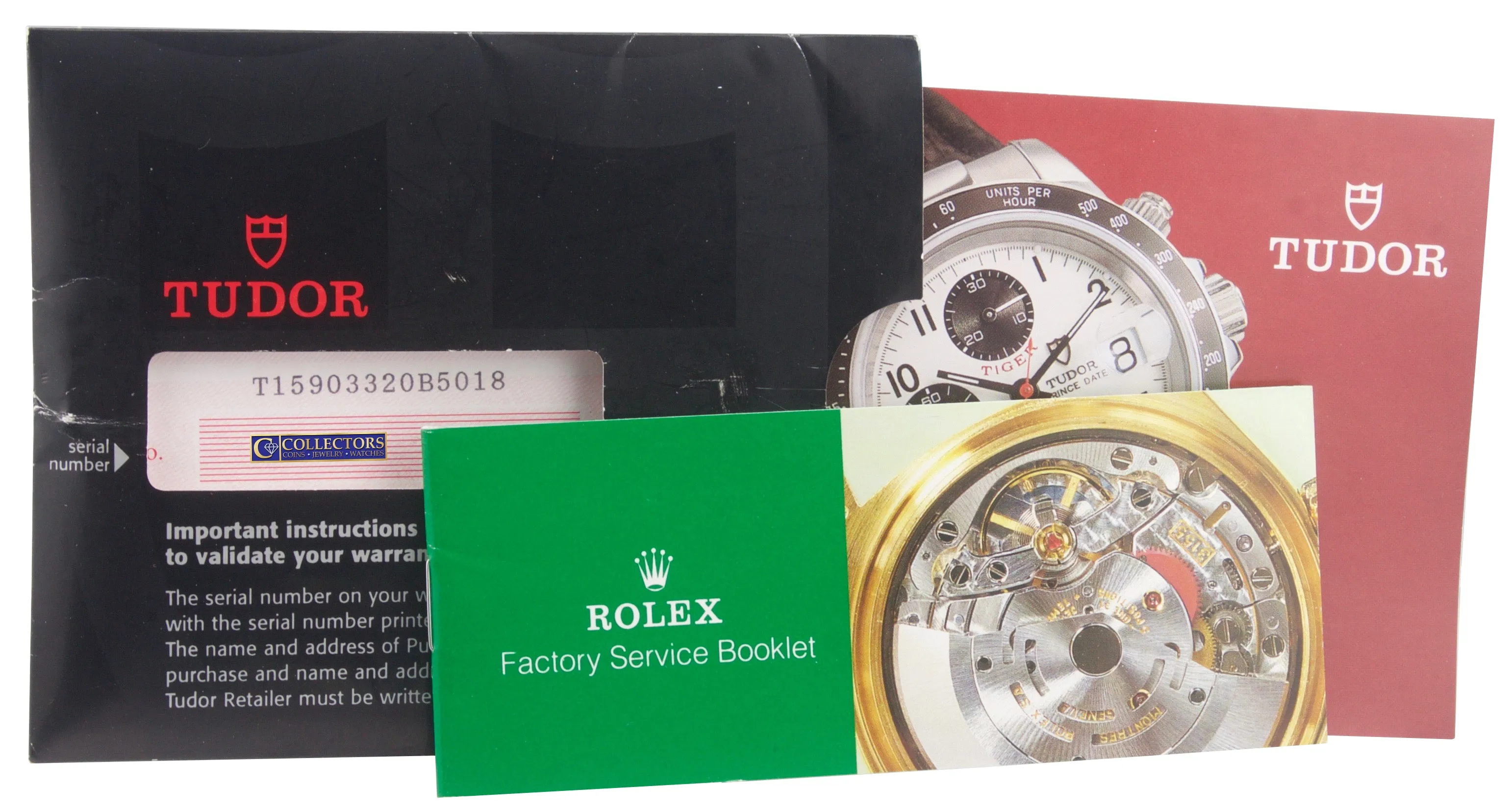 2000 Tudor Geneve Monarch Two-Tone Stainless Gold Chronograph 36mm Watch 15903