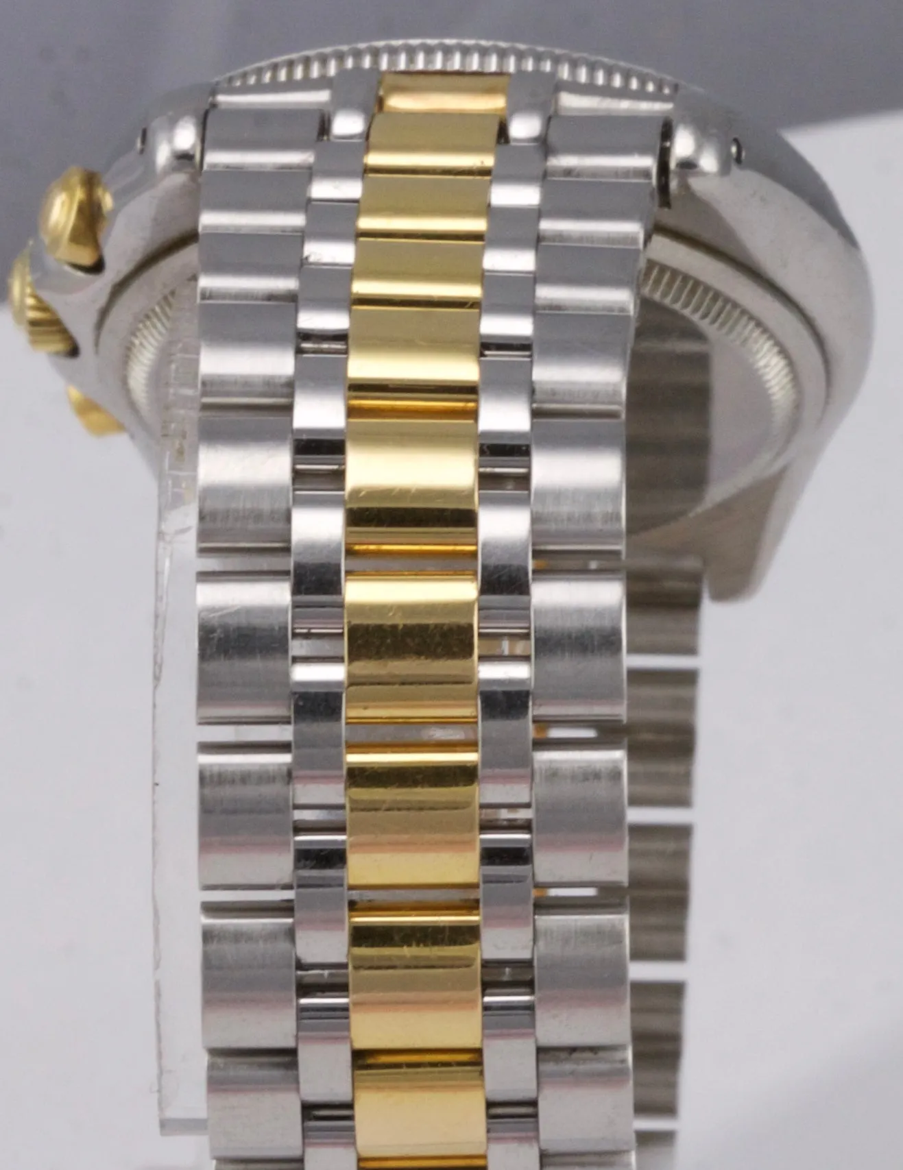 2000 Tudor Geneve Monarch Two-Tone Stainless Gold Chronograph 36mm Watch 15903