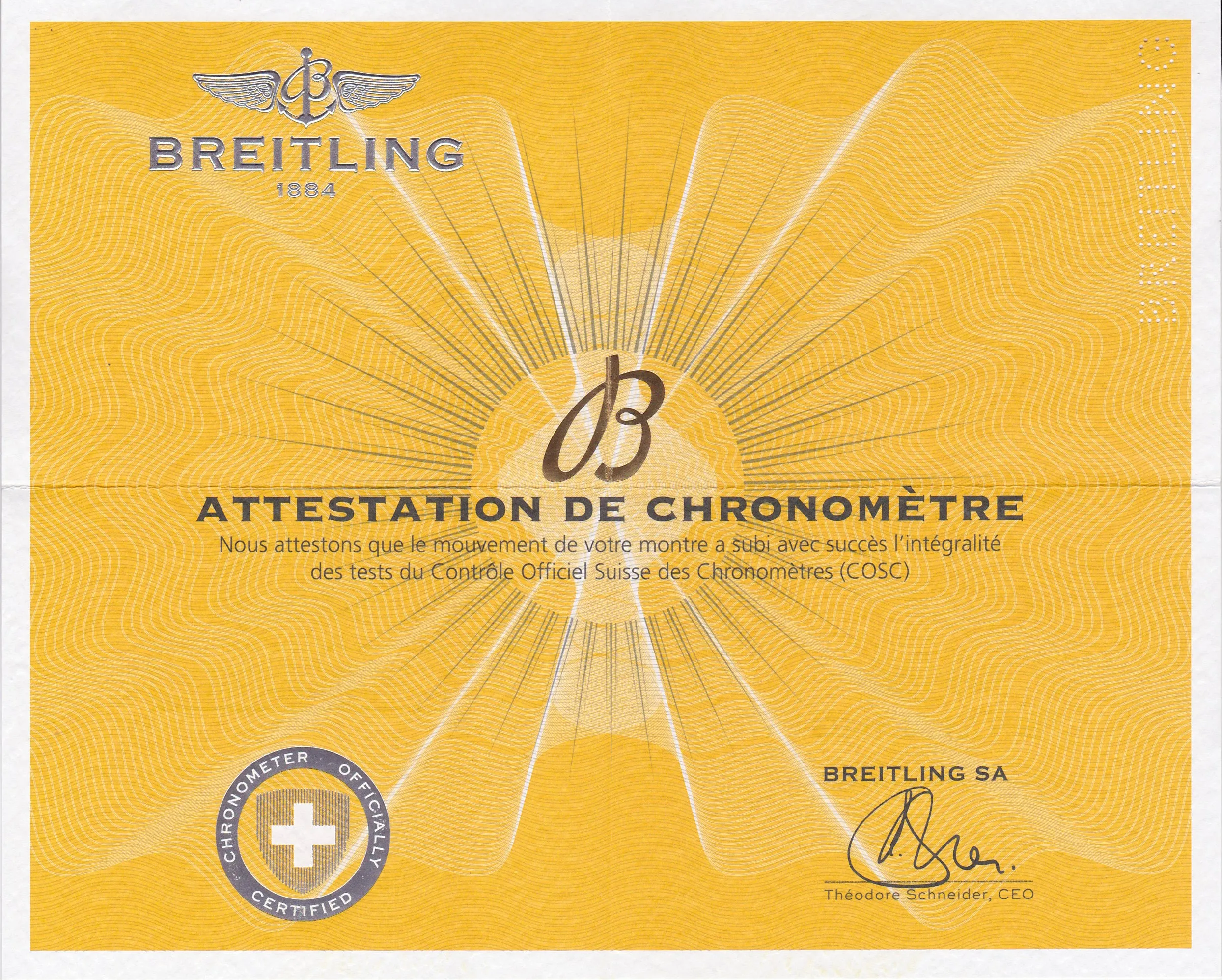 2018 PAPERS Breitling Super Avenger II Chronograph Black Steel A13371 48mm Watch