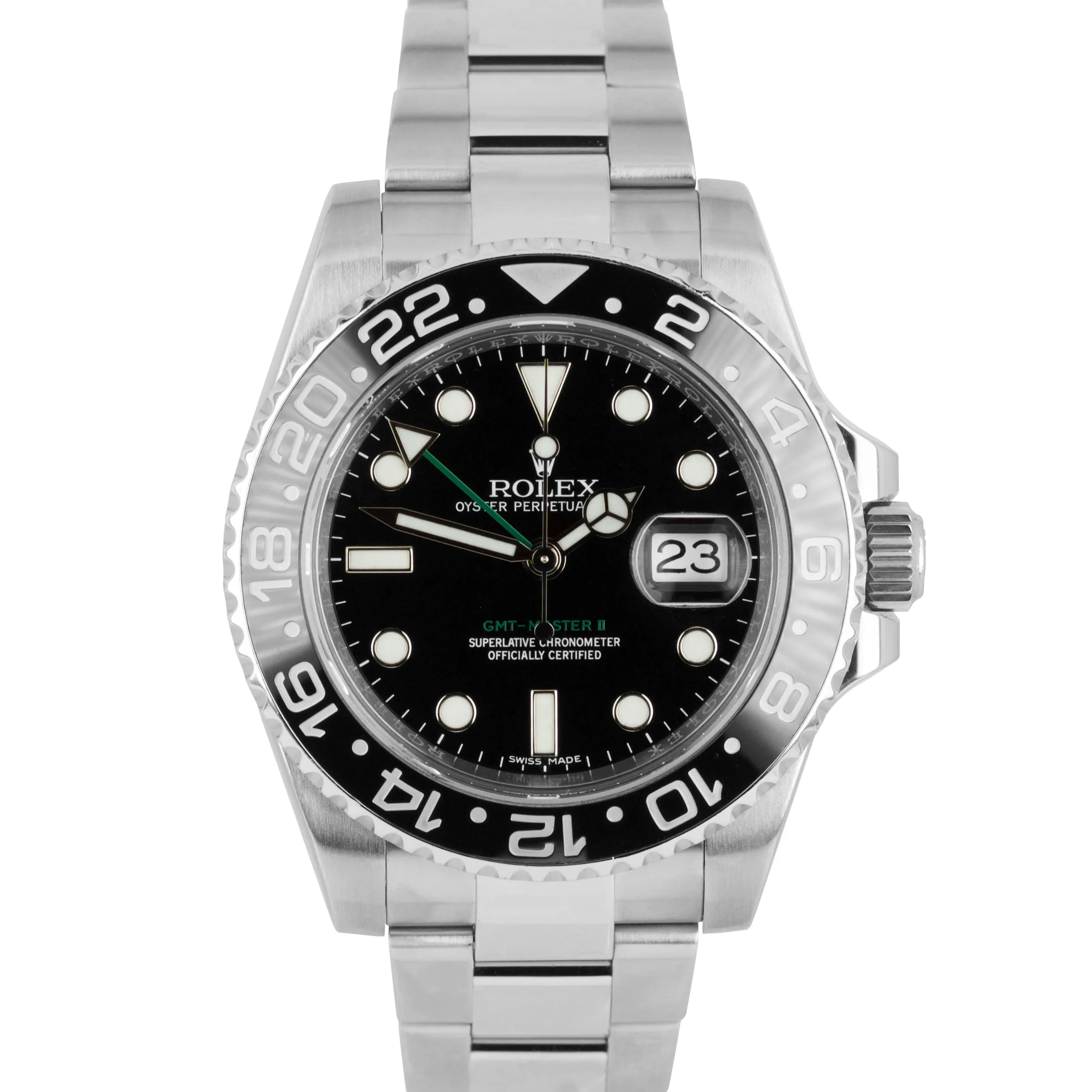2018 Rolex GMT-Master II Stainless Steel Black 40mm Ceramic 116710 LN Date Watch