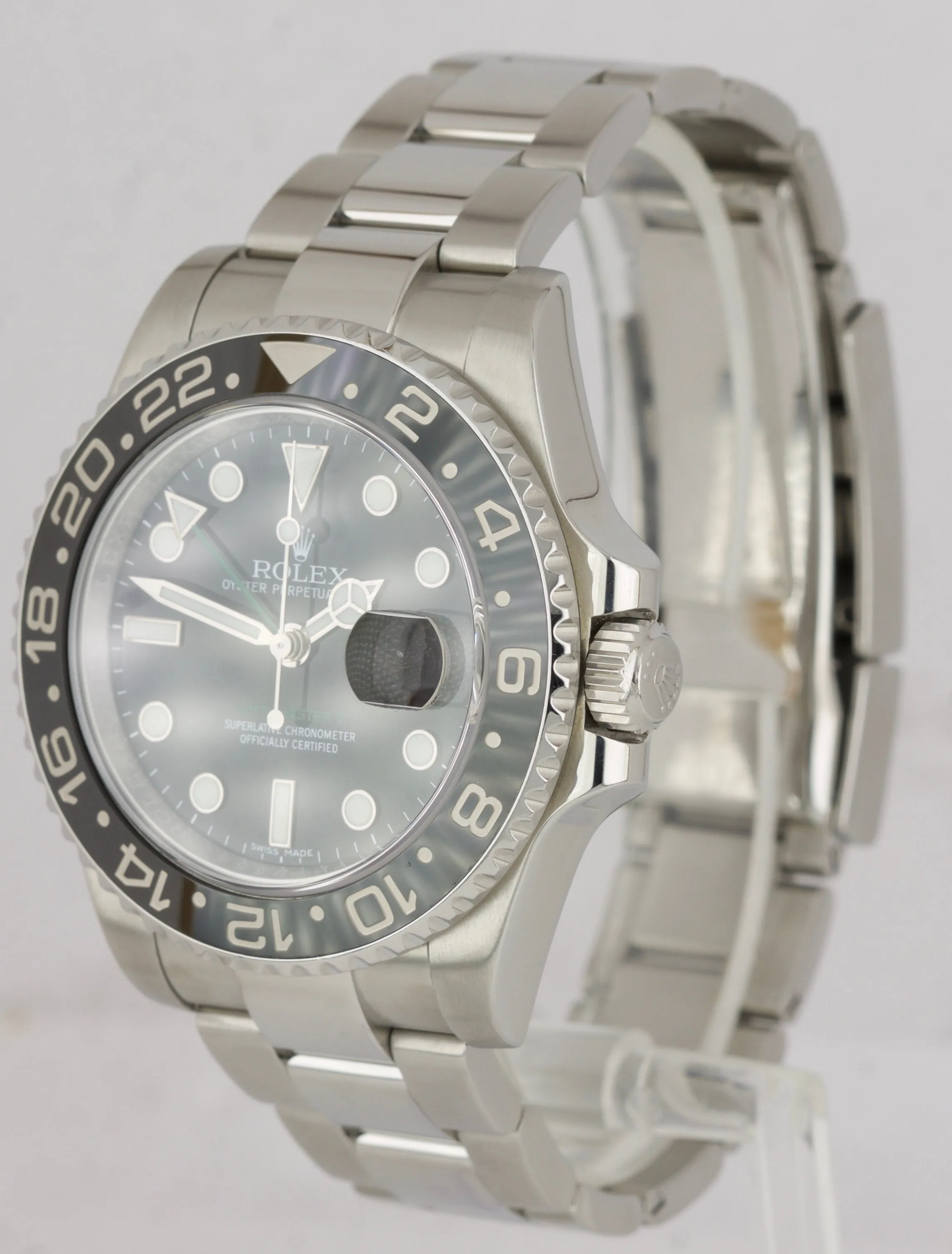 2018 Rolex GMT-Master II Stainless Steel Black 40mm Ceramic 116710 LN Date Watch