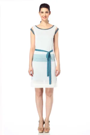 Agata Reversible Knit-Dress with Matching Sash
