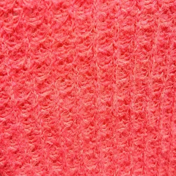 Anthropologie Ruffled Boat Neck Sweater Women’s size XS Wool Blend Pink NWT