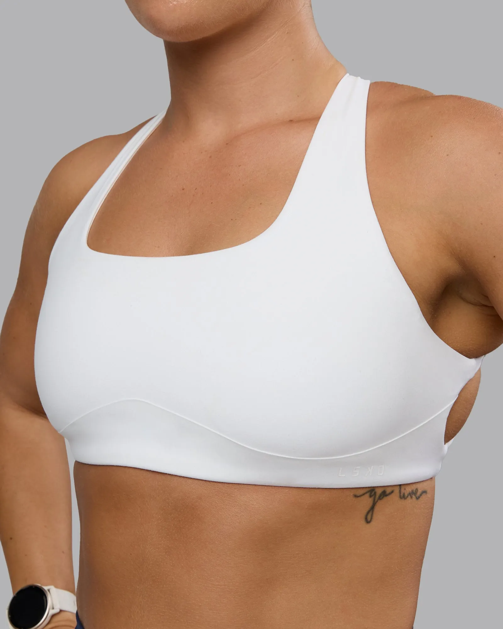 Aspire Sports Bra - White