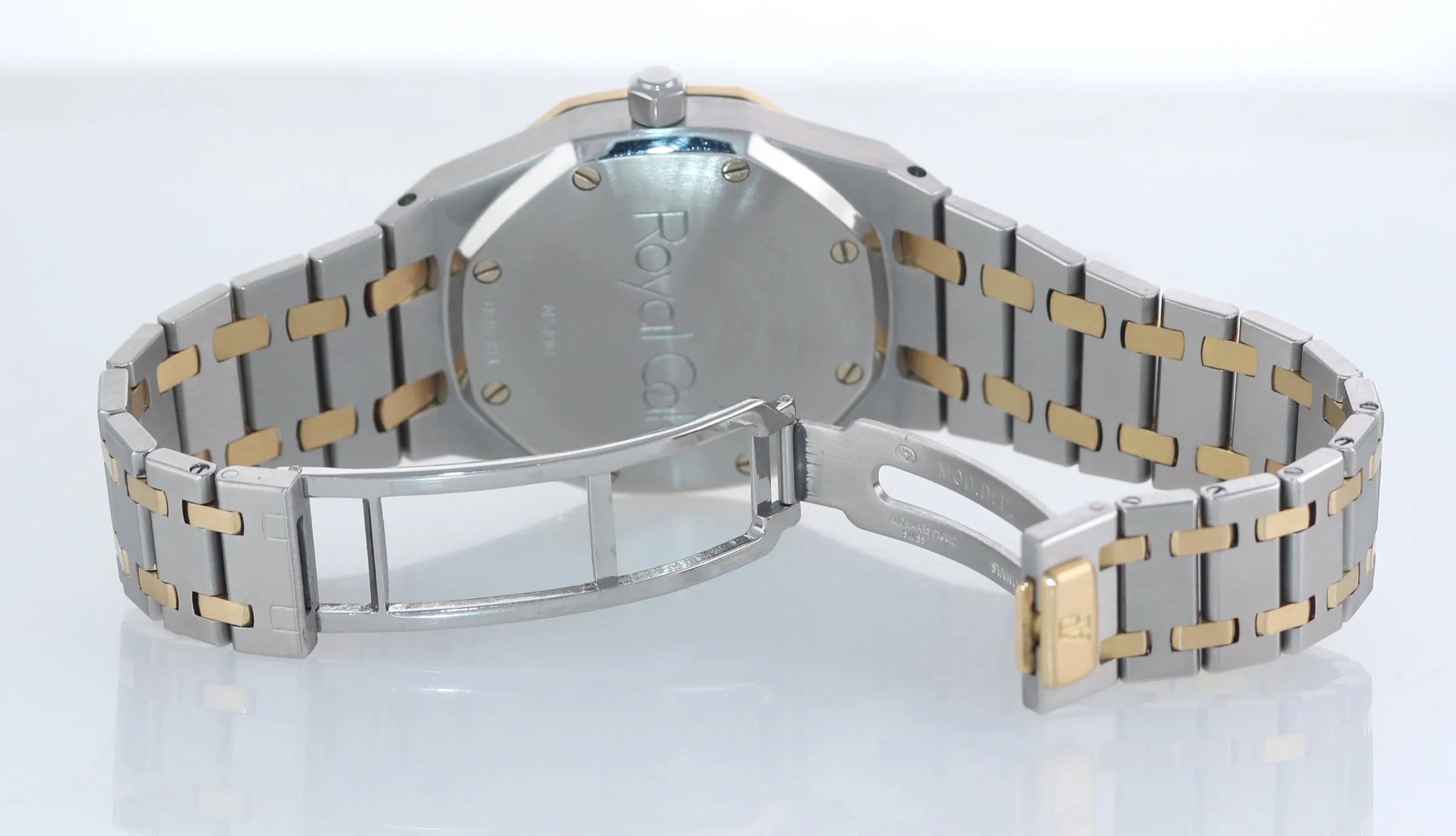 Audemars Piguet Royal Oak Date Two Tone Gold 36mm Slate Watch