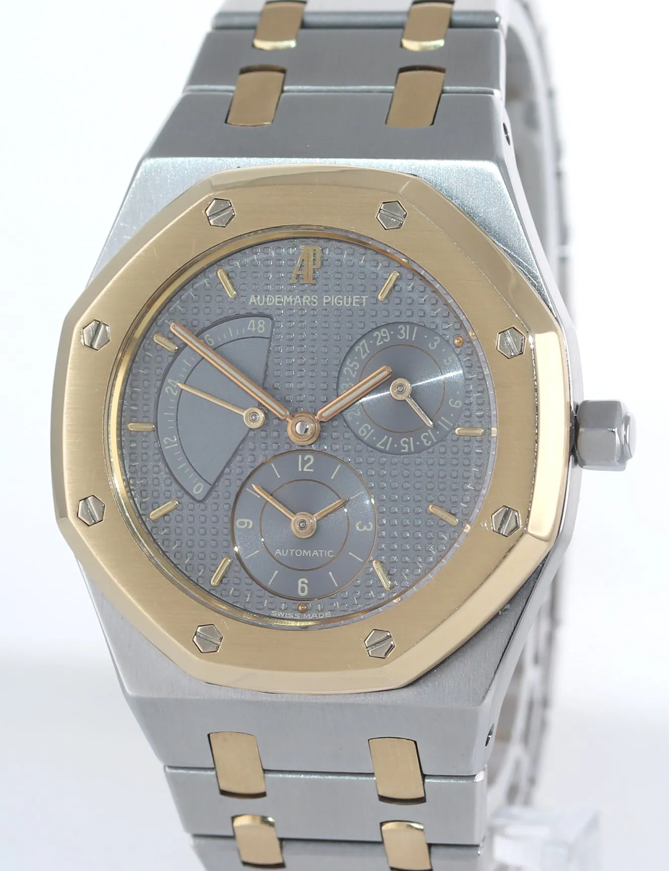 Audemars Piguet Royal Oak Date Two Tone Gold 36mm Slate Watch