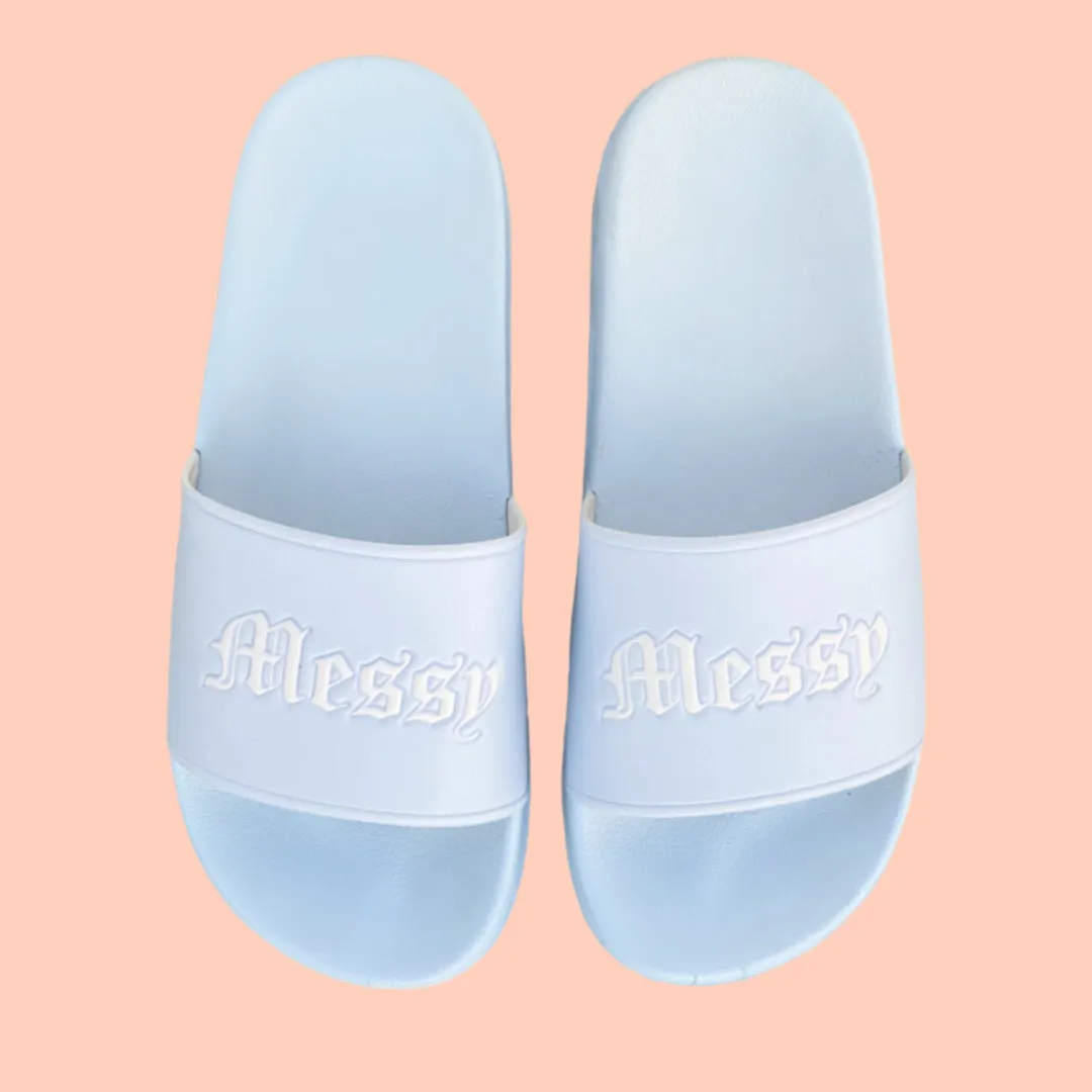 Baby Blue Messy Slides