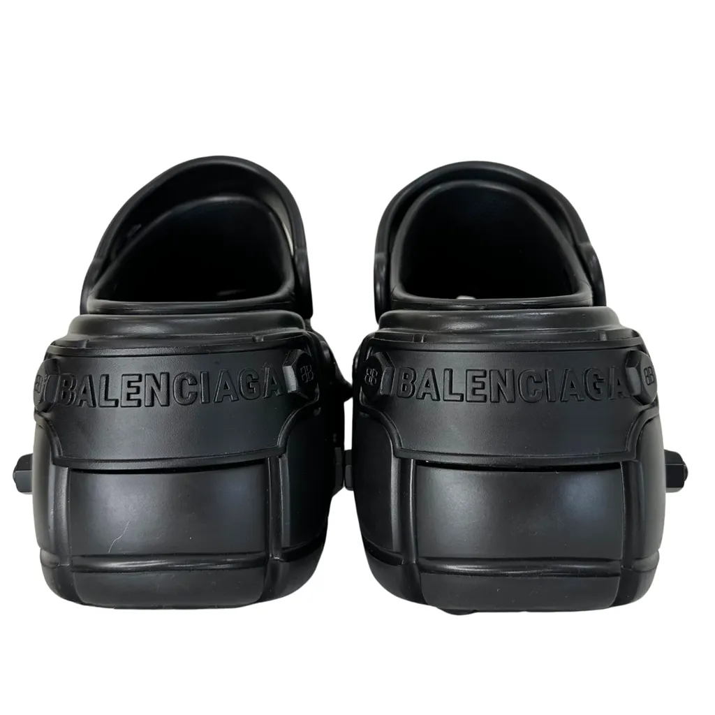 Balenciaga "Hardcrocs" Rubber Slides, 37 NEW