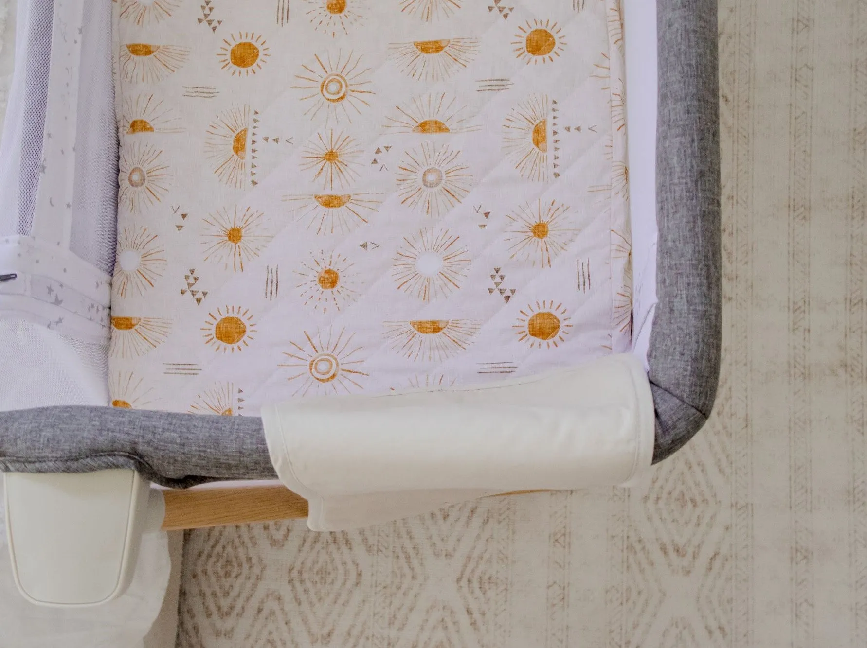 Bambella Co-Sleeper Fitted Waterproof Sheet | Bohemian Sunshine