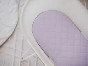 Bambella Waterproof Moses Bassinet Sheet |  Lavender Haze