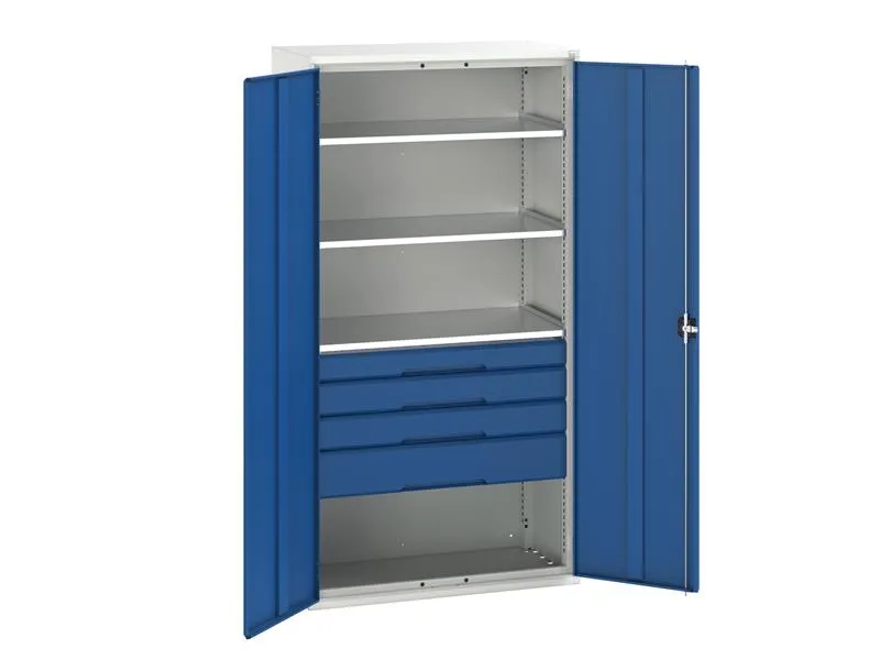Bott Verso Kitted Cupboard, 3 Shelf & 4 Drawer