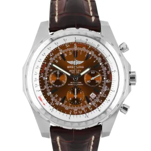 Breitling Bentley Motors Bronze Stainless Steel A25363 48.7mm Chronograph Watch
