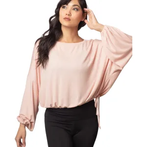 Cassidy Ribbed Knit Top - Blush