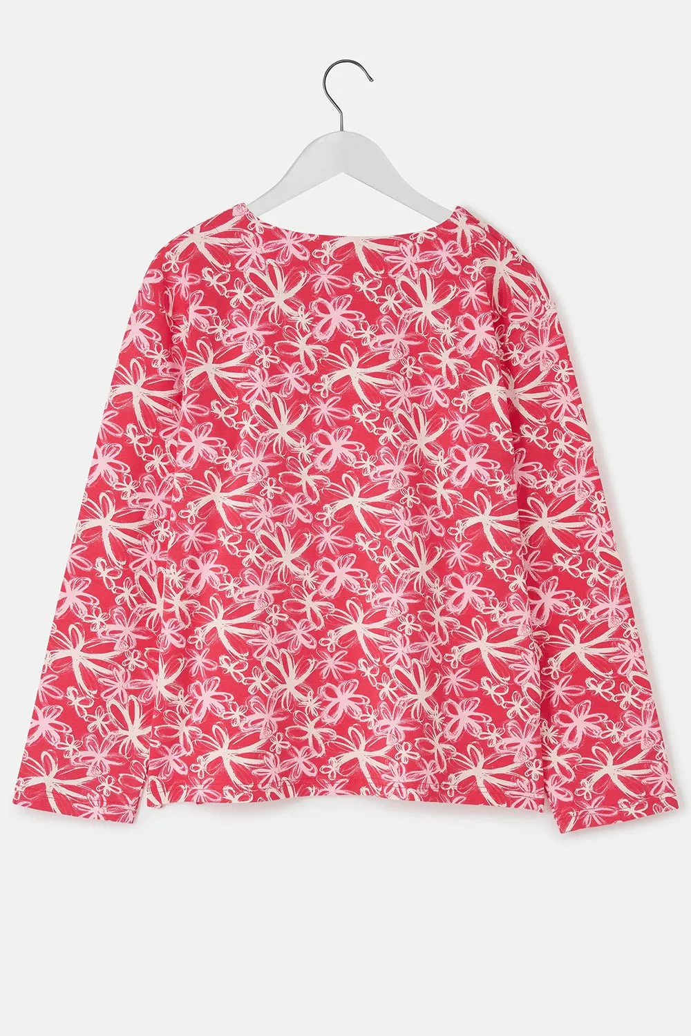 Causeway Breton Top - Raspberry Floral