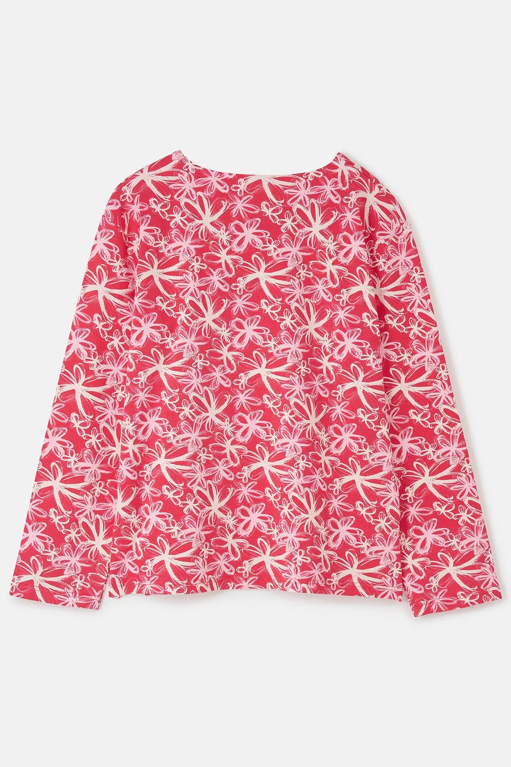 Causeway Breton Top - Raspberry Floral