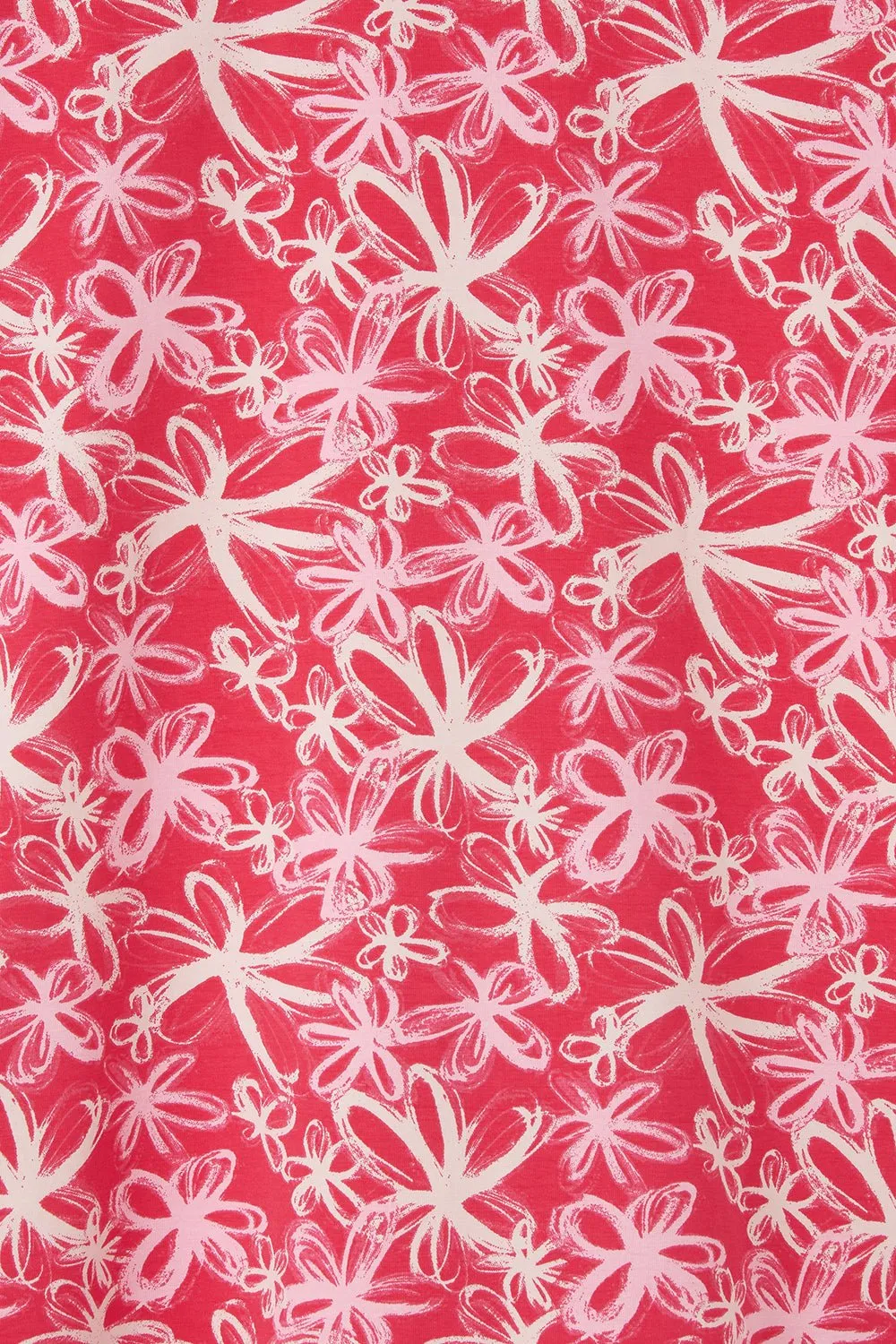 Causeway Breton Top - Raspberry Floral