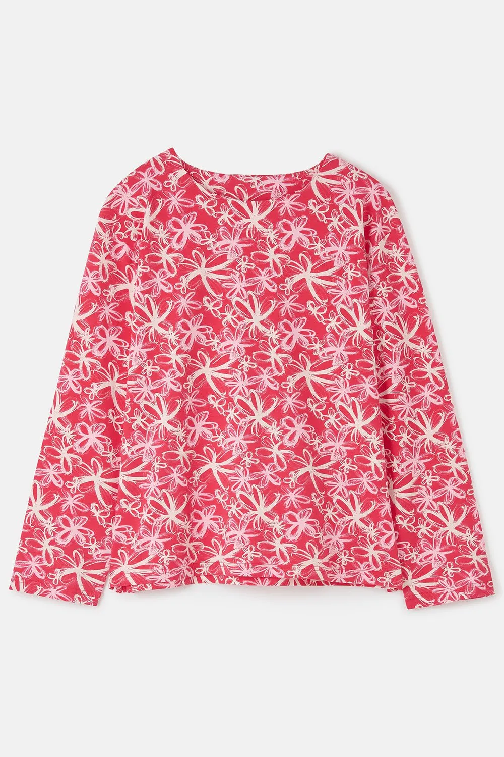 Causeway Breton Top - Raspberry Floral
