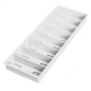 CELLTREAT 229167 Slide Tray, 8 Place, White