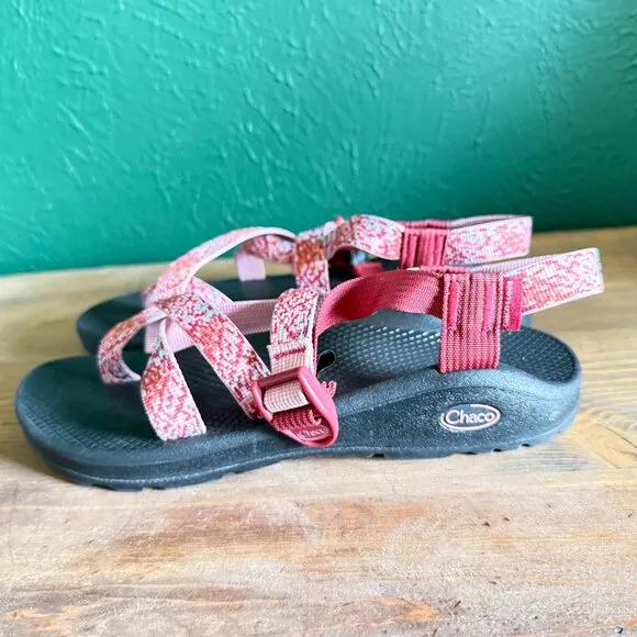 Chaco Z Cloud 2 Cushioned Sandal Women Spray Rhubarb Rose Size 11