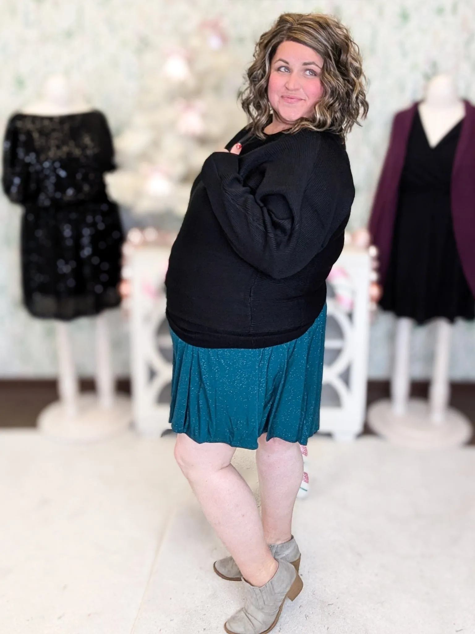 Clarke Boatneck Luxe Ribbed Dolman Sweater (2 Colors)