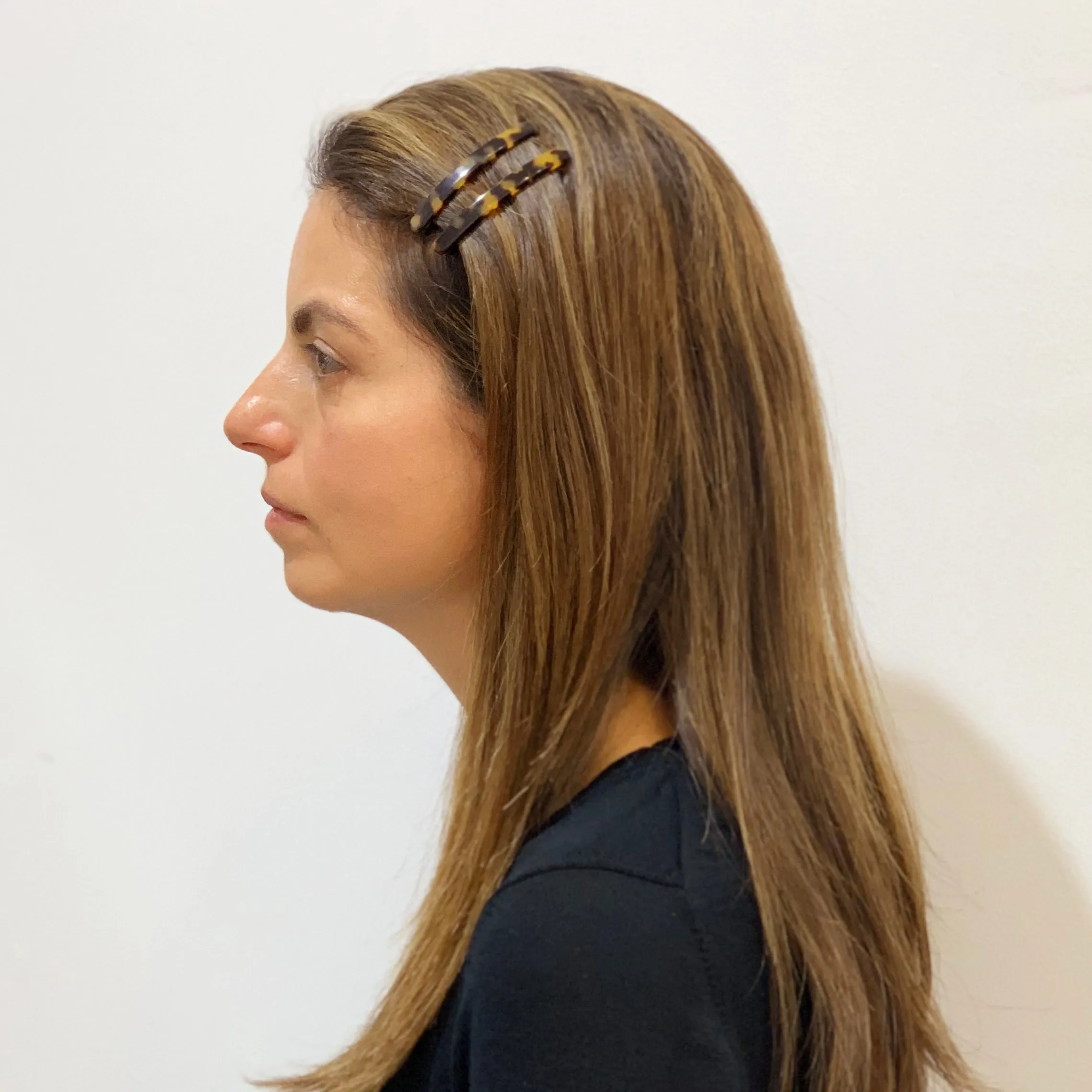 Classic Large Navy Hair Clip Set