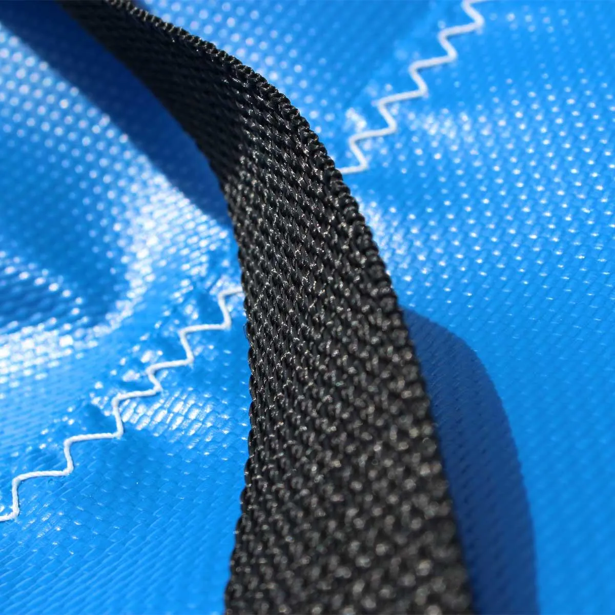 Contender Boat Cover - Boom Up - PVC Blue