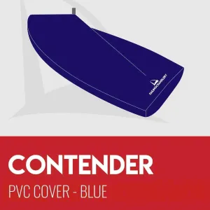 Contender Boat Cover - Boom Up - PVC Blue