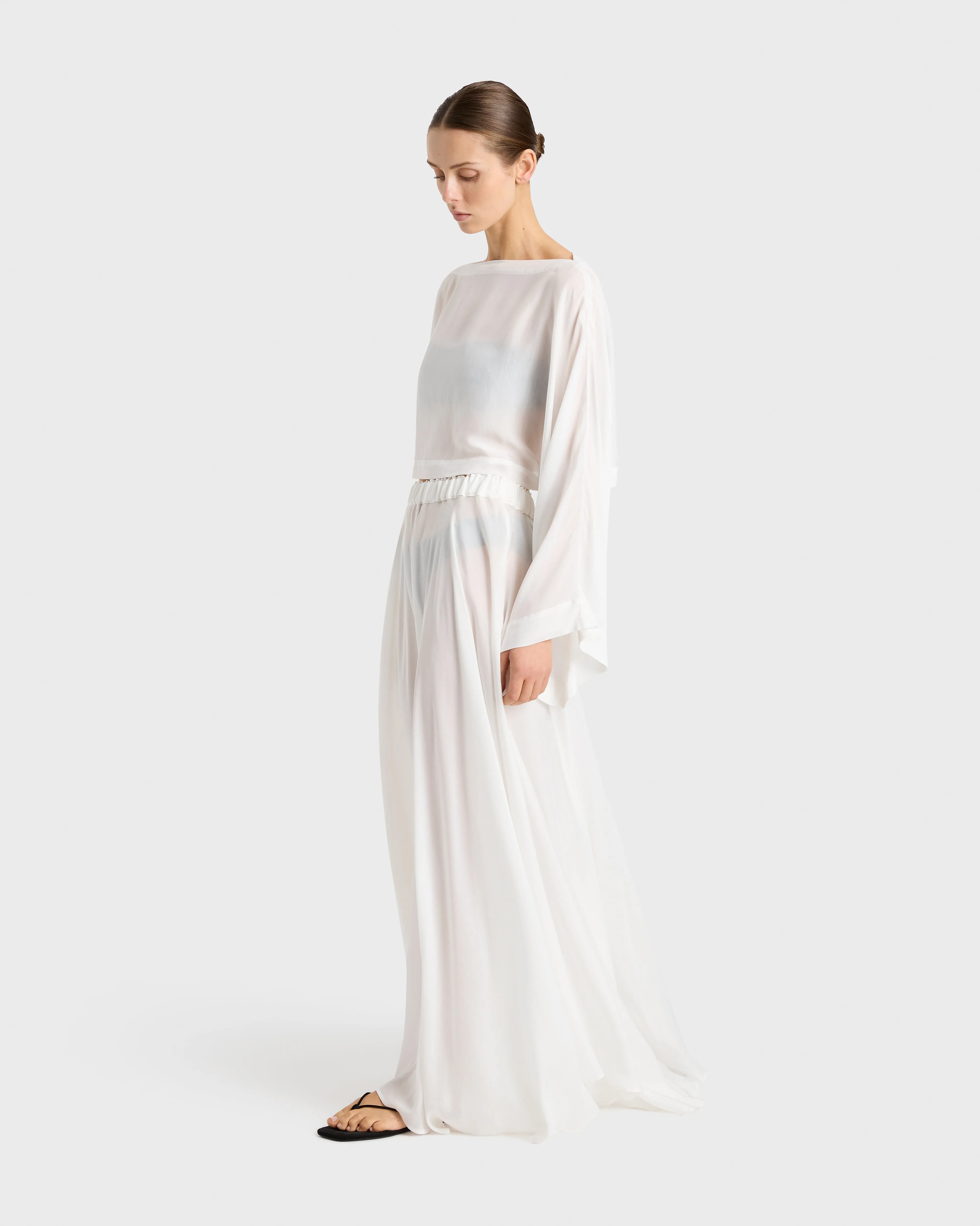 Cremona Kimono Top - White