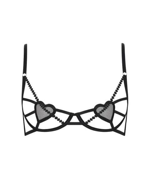 Cristabel Wired Bra - Black -