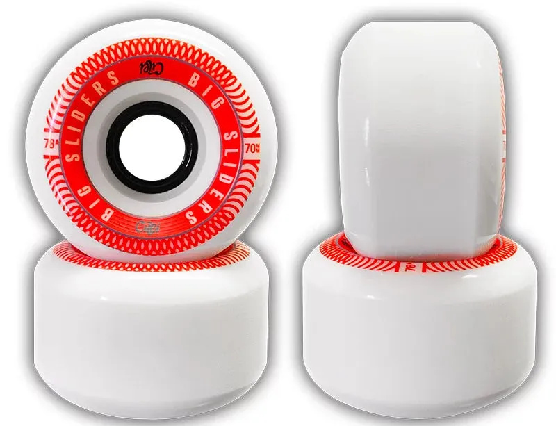 Cuei Big Sliders 70mm 78a longboard wheels