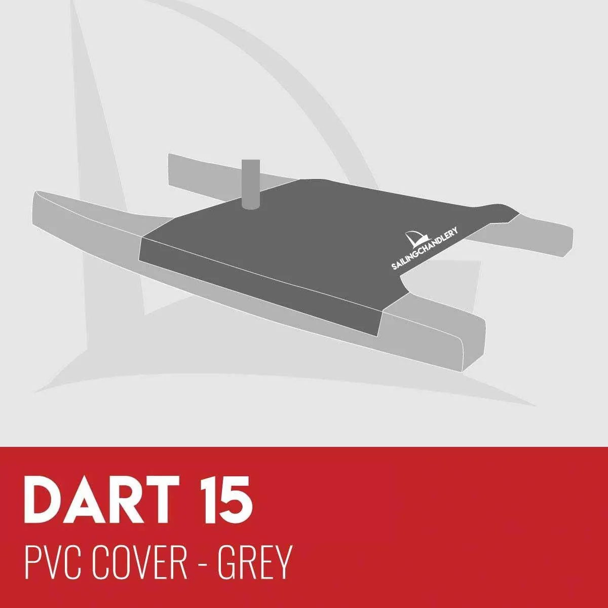 Dart 15 Trampoline Cover - PVC Grey