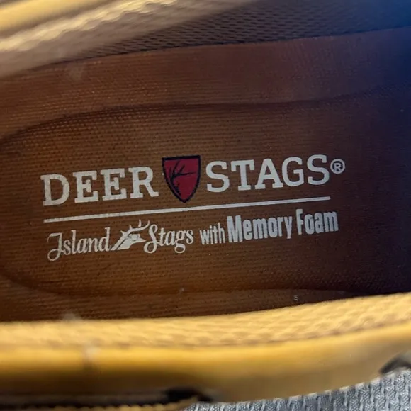 Deer Stags Mens Mitch Boat Shoes 10.5 EUC