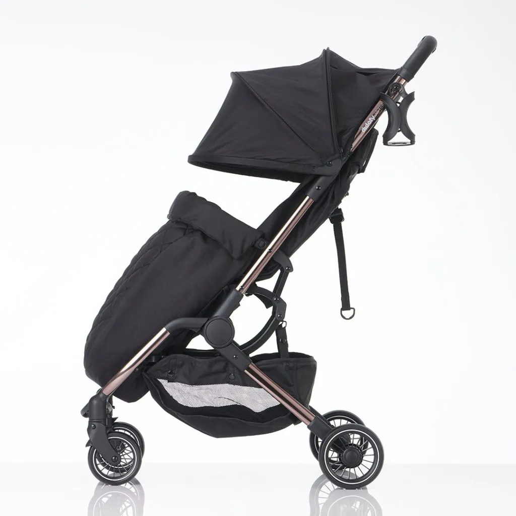 DIDOFY Aster2 Stroller - Black with Bronze Frame
