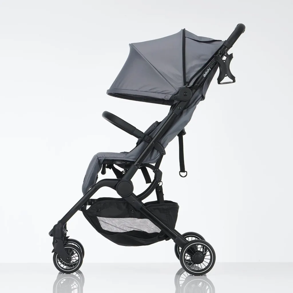 DIDOFY Aster2 Stroller - Grey with Black Frame