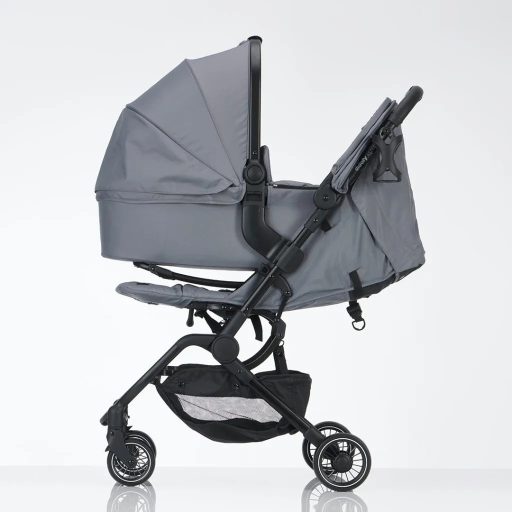 DIDOFY Aster2 Stroller - Grey with Black Frame