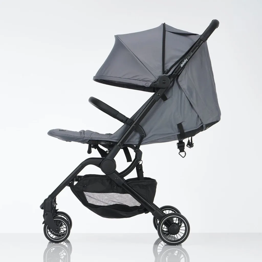 DIDOFY Aster2 Stroller - Grey with Black Frame