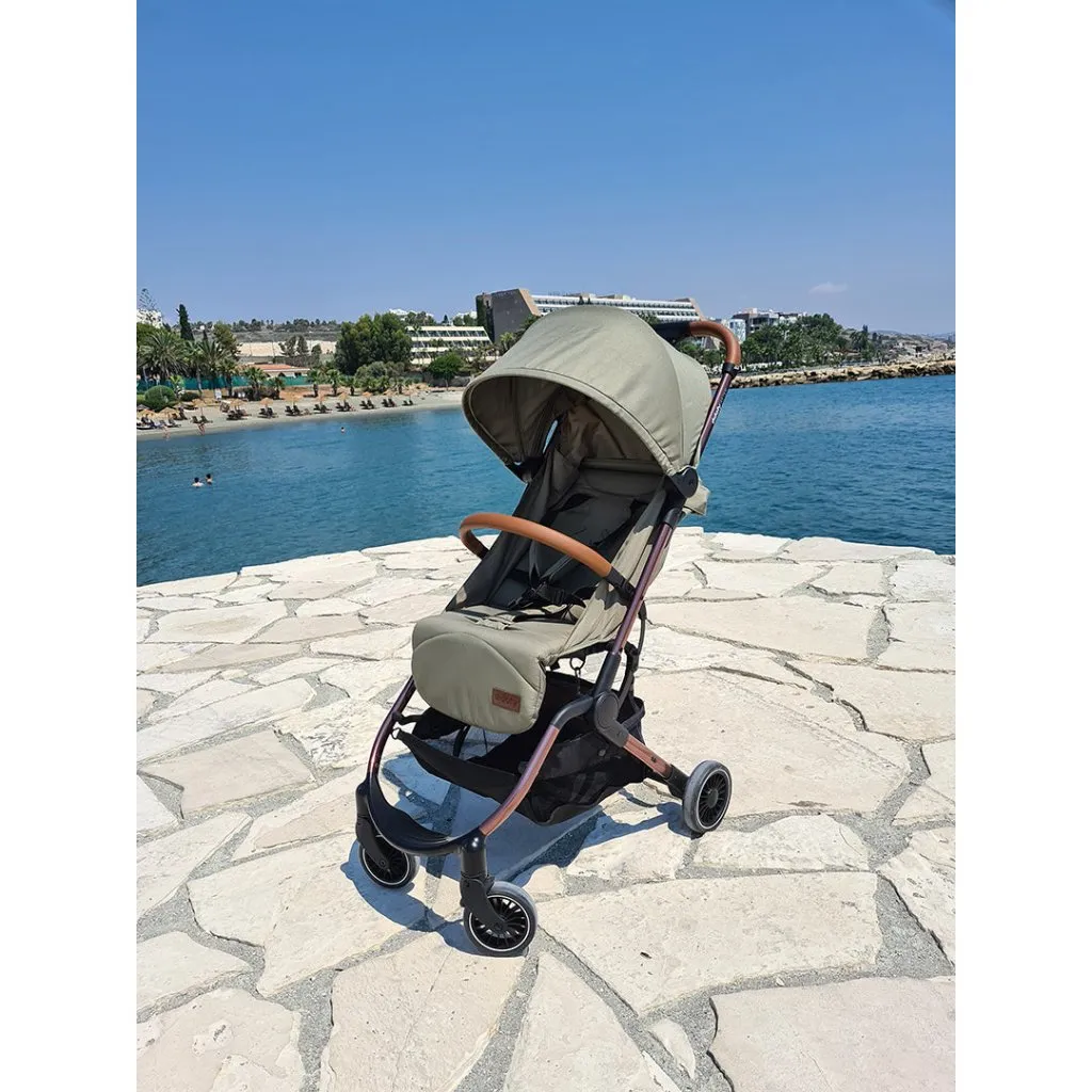 DIDOFY Aster2 Stroller - Olive with Bronze Frame