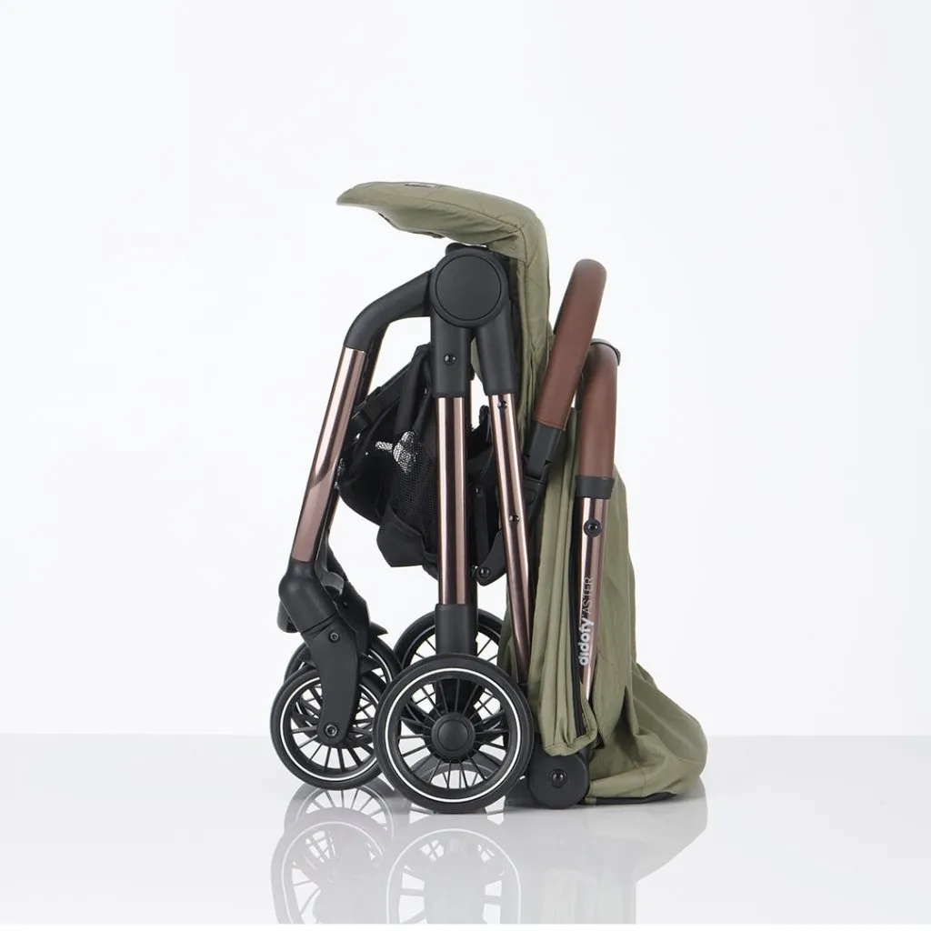 DIDOFY Aster2 Stroller - Olive with Bronze Frame