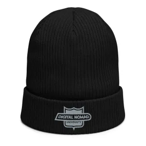 DNU Logo - Organic ribbed beanie