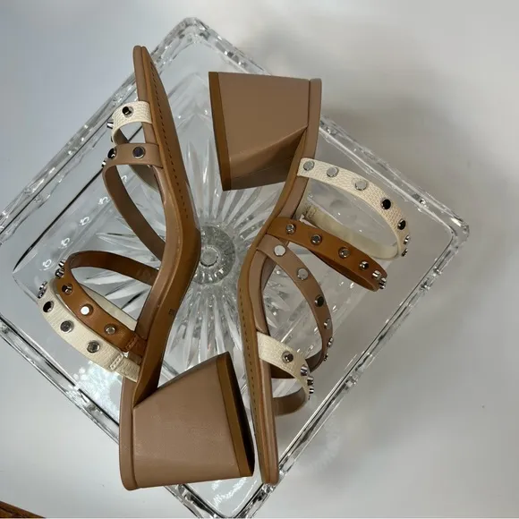 Dolce Vita Marie Heeled Strapoy Sandal in Tan Multi Stella size 7