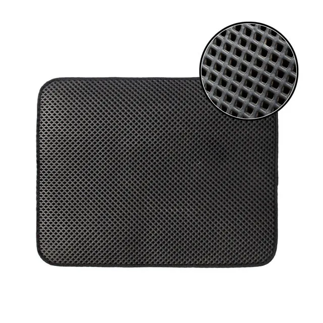 DOUBLE LAYER CAT LITTER MAT Waterproof