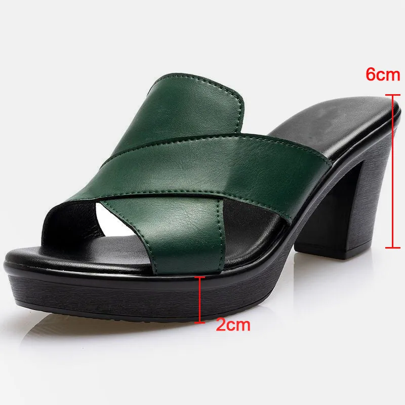 Elvira™ Platform Slip-on Sandals