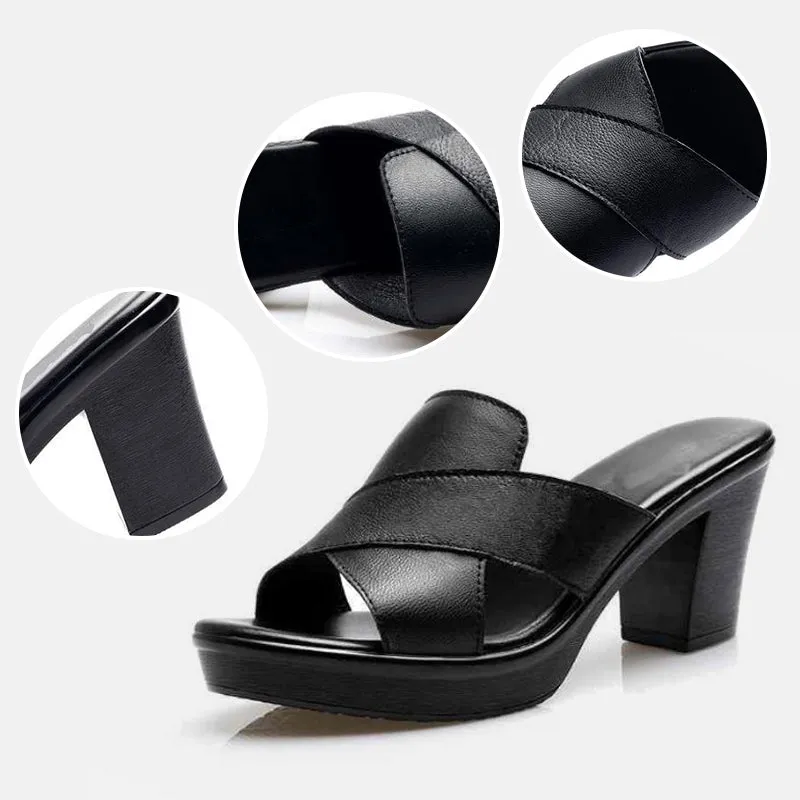Elvira™ Platform Slip-on Sandals