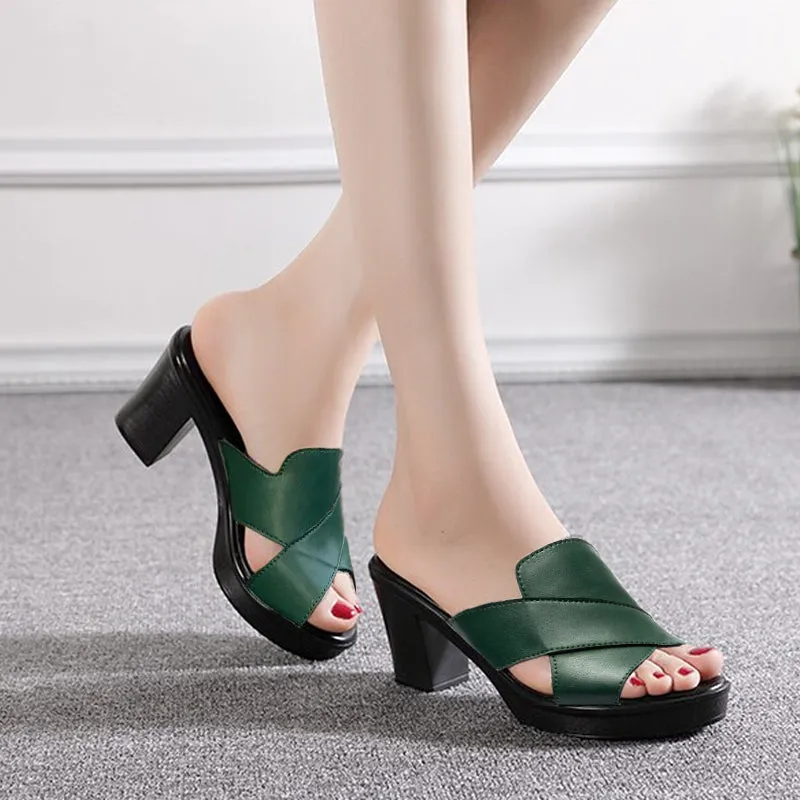 Elvira™ Platform Slip-on Sandals