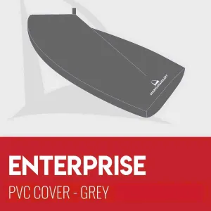 Enterprise Boat Cover - Boom Up - PVC Grey