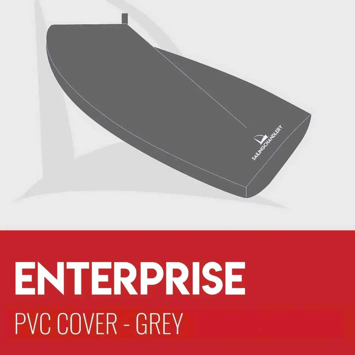Enterprise Boat Cover - Boom Up - PVC Grey