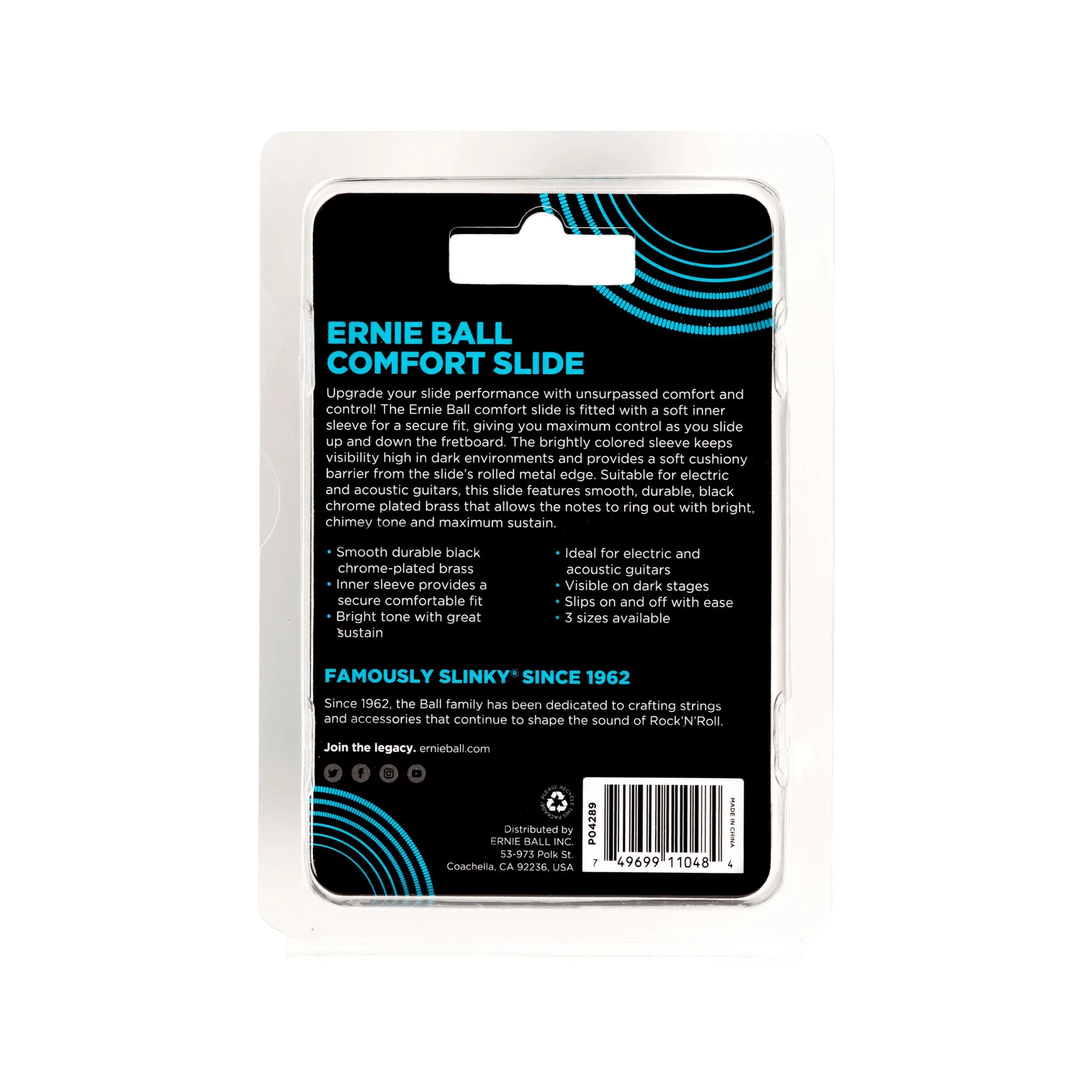 Ernie Ball Large Comfort Guitar Slide