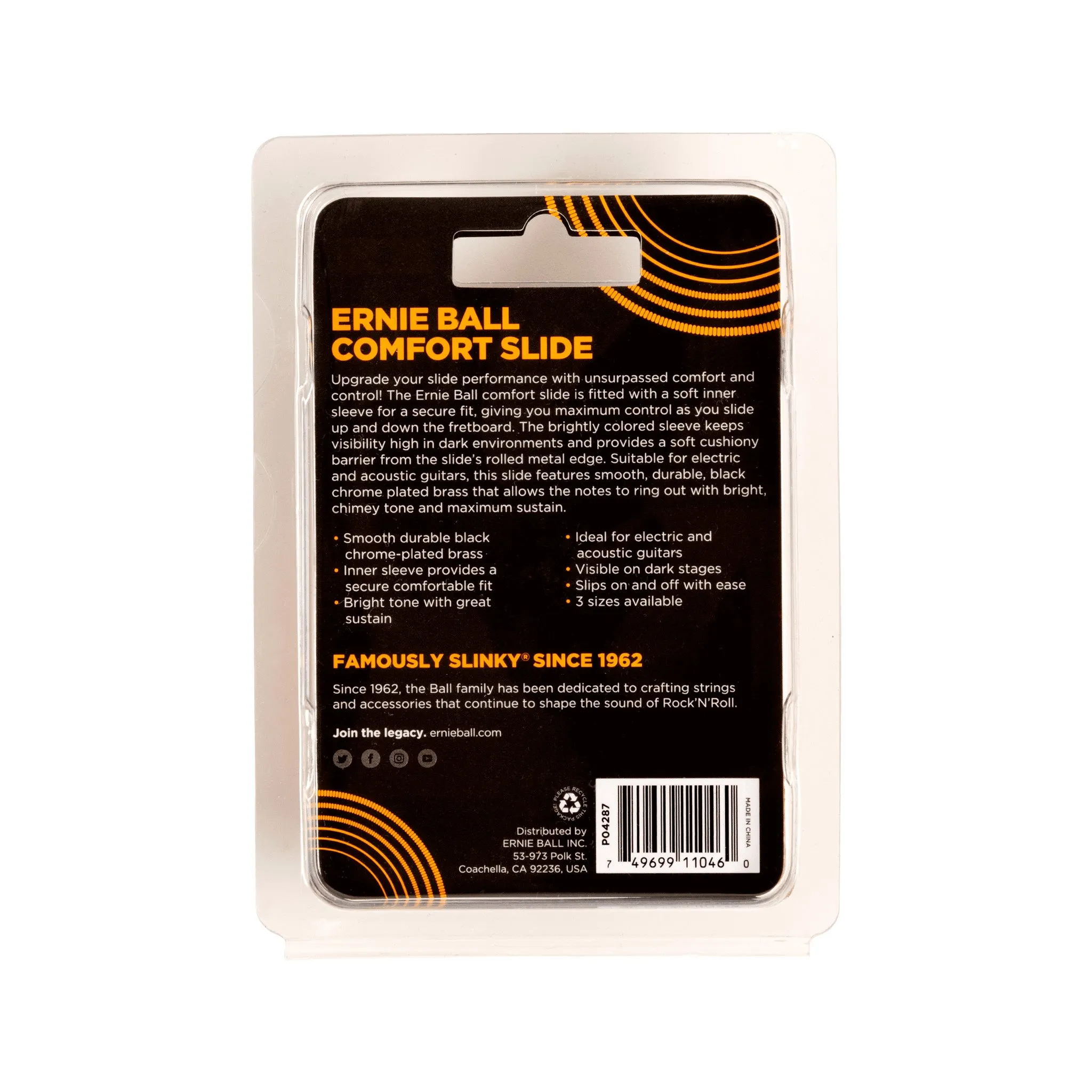 Ernie Ball Small Comfort Guitar Slide
